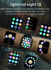Smart Watch Bluetooth Talk Smartwatch Message Alert Heart Rate Monitor Sports Watch for Android IOS Men Women